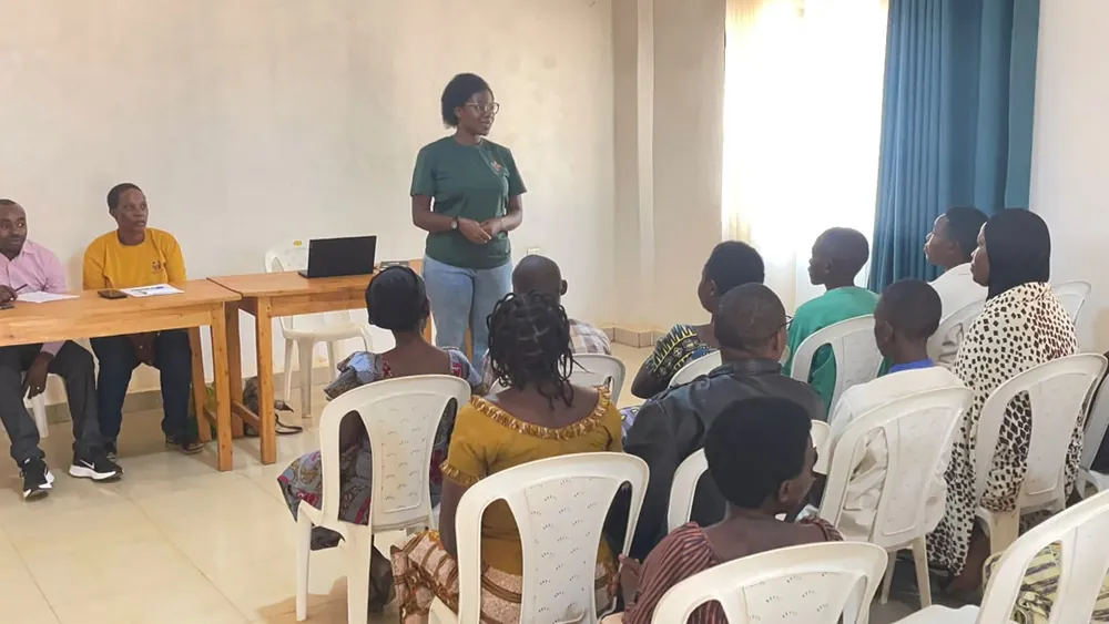 Explaining how the mentorship hub will work.