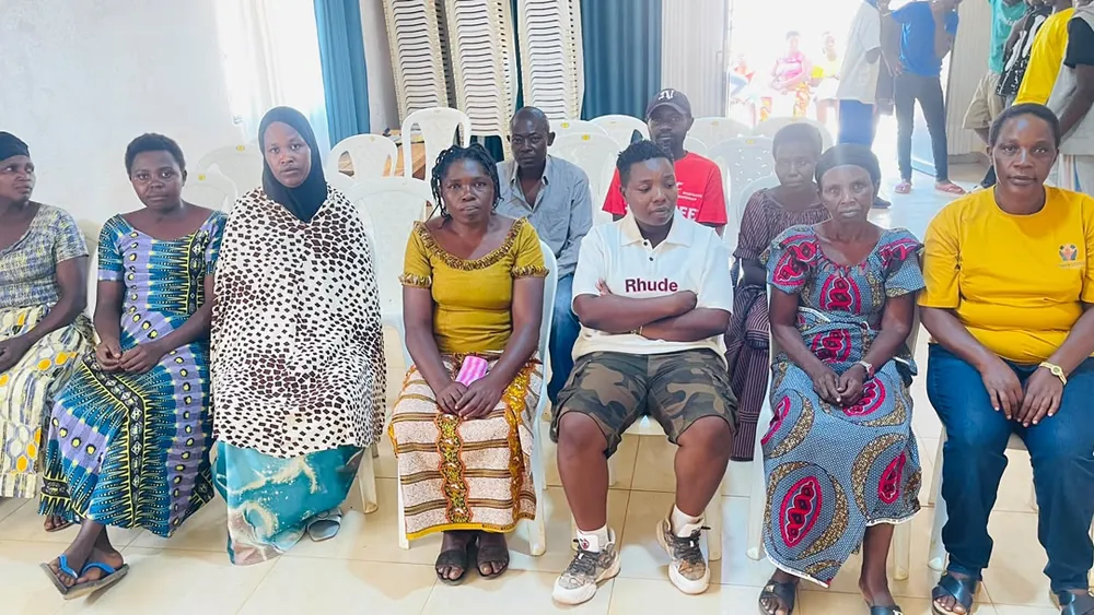 Parents and caregivers attending the community session